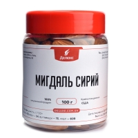 Чищенный миндаль в банке 100 г, свежий урожай, США