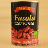 Фасоль красная консервированная, жестяная банка 400 г