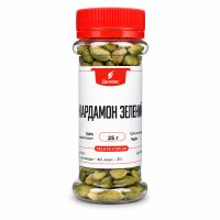 Кардамон зеленый в стручках, баночка 25 г